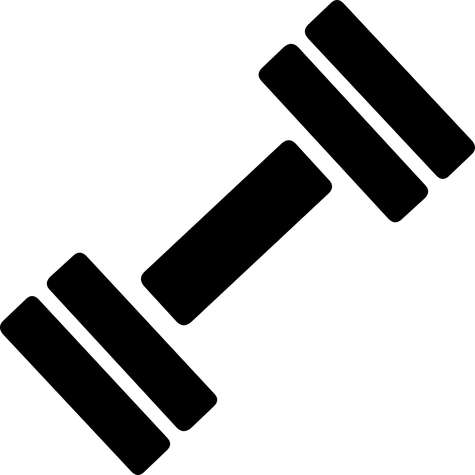 Dumbbell For Training Comments - Icono Mancuerna (980x980), Png Download