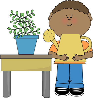 Helper Clipart Classroom Plant - Plant Waterer Clip Art (378x400), Png Download