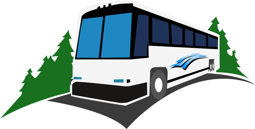 Bus Clipart Logo - Travel Bus Logo Png (831x433), Png Download