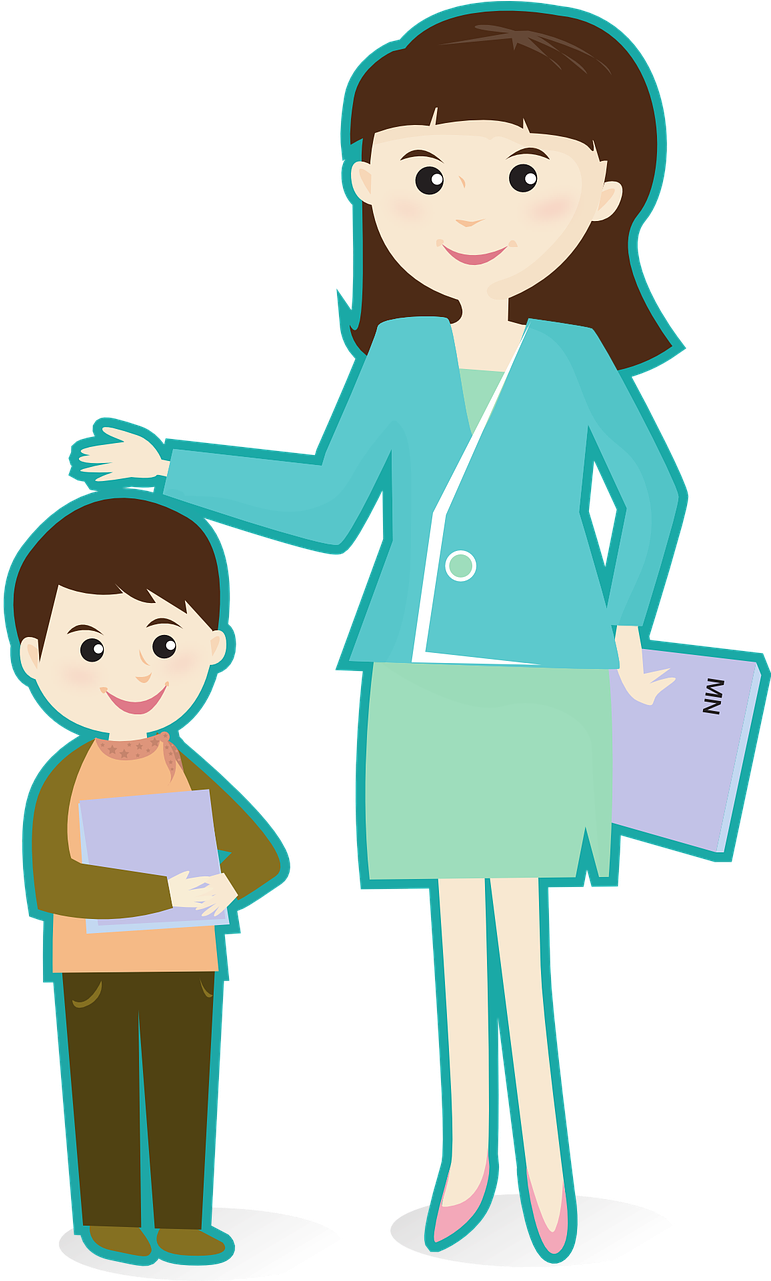 Florida Crown Emmaus Newsletter - Teacher And Student Clipart (784x1280), Png Download