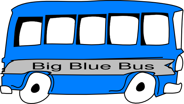 Big Blue Bus Svg Clip Arts 600 X 340 Px (600x340), Png Download