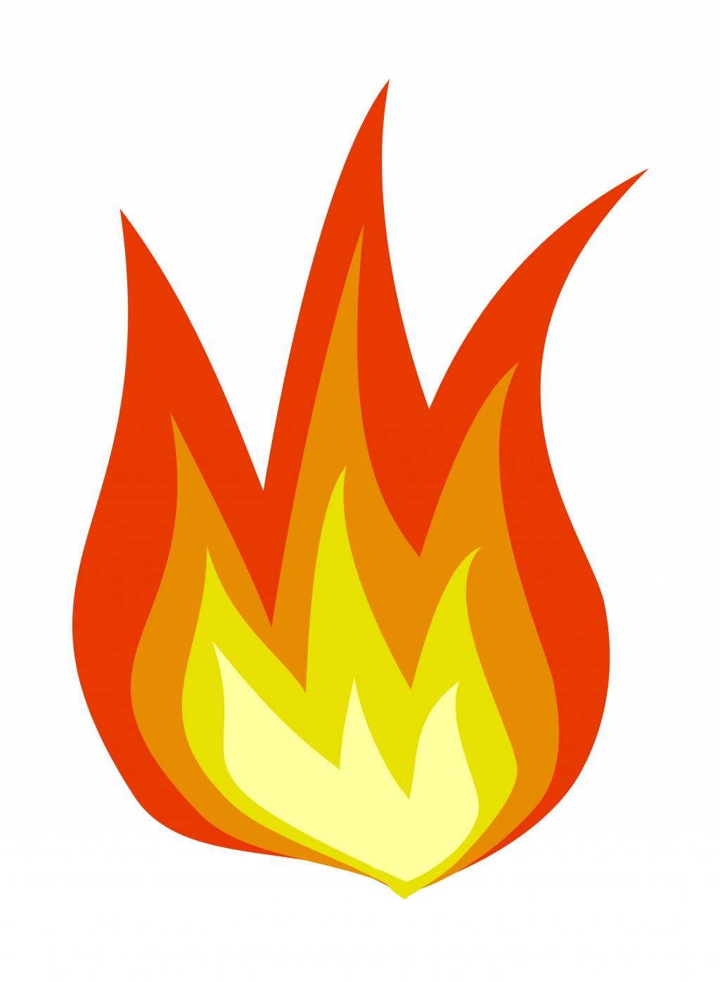 Clipart Royalty Free Download Free On Dumielauxepices - Flames Clip Art (1024x1397), Png Download