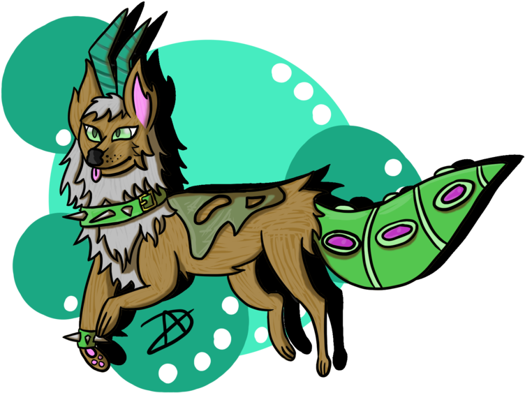 Animal Jam Green Arctic Wolf (1024x614), Png Download