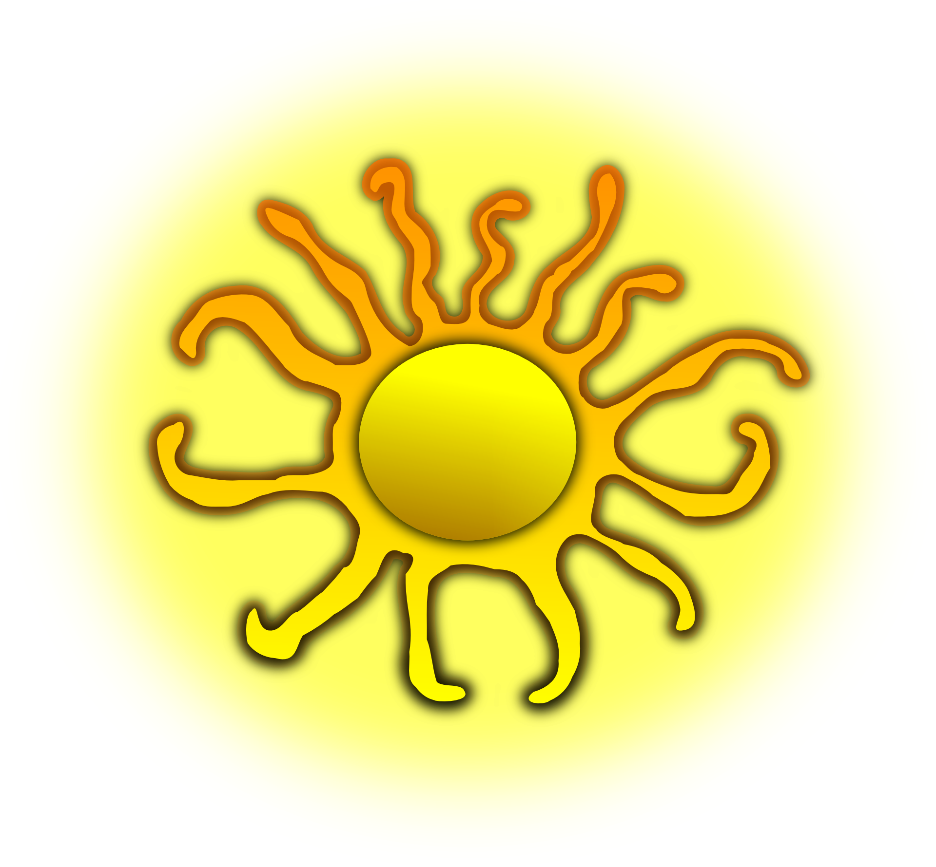 Drawing Of Sun Meaning Hot Weather - Clip Art (1920x1780), Png Download