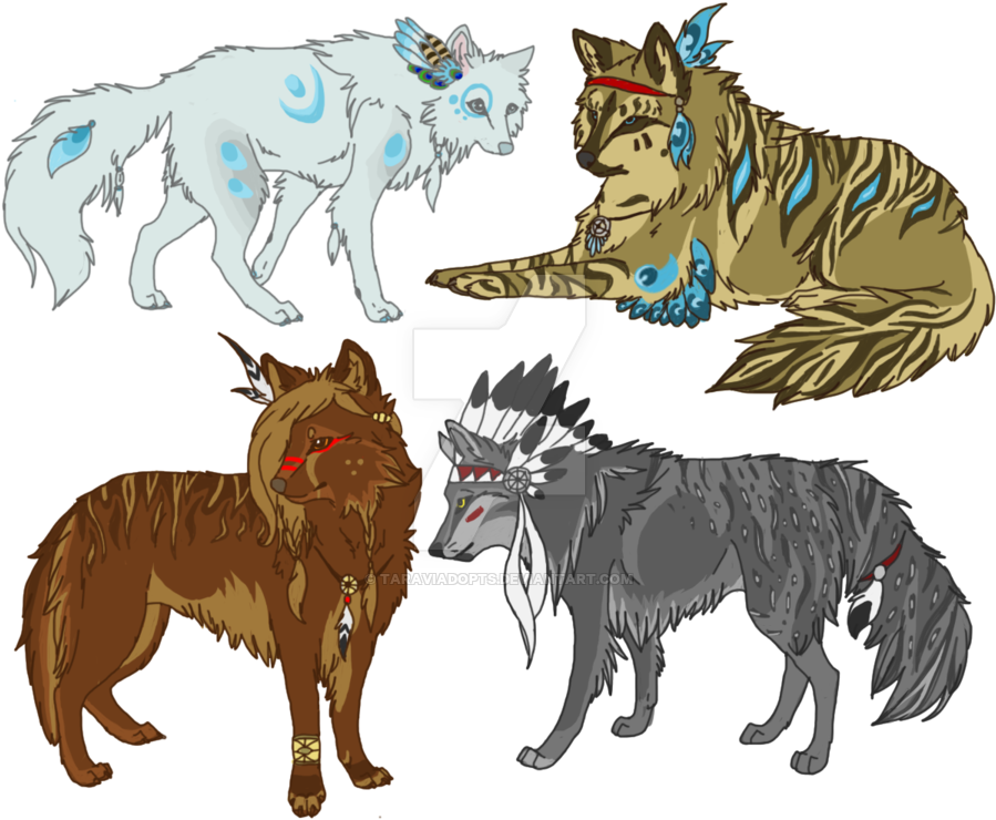 Native American Wolf Drawing At Getdrawings - American Indian Wolf Drawings (900x750), Png Download