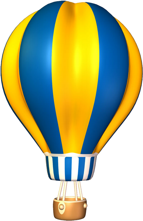 48 - Parachute Balloons Hd Png (526x800), Png Download