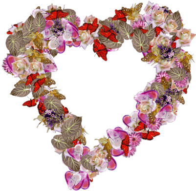 Heart Made Of Butterflies And Leaves - Darcy's Wife Search [book] (400x400), Png Download