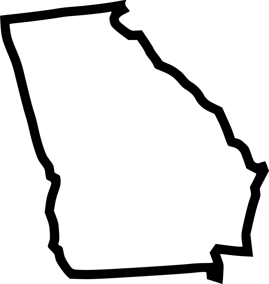 Image Freeuse Georgia Svg - Free Georgia Svg (928x980), Png Download
