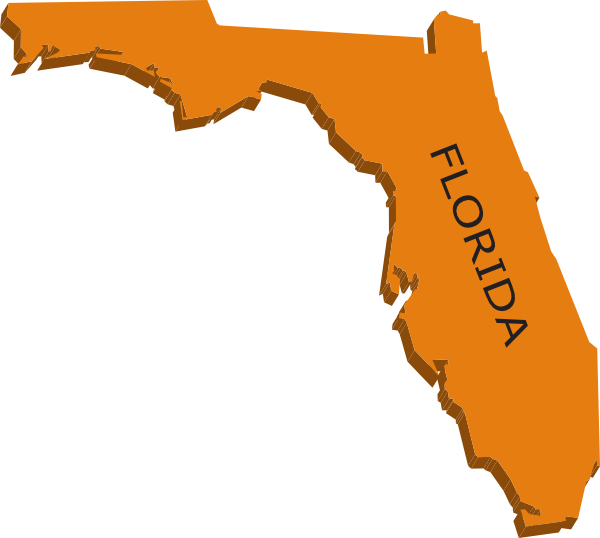 Florida Clipart Png - Florida Png (600x538), Png Download