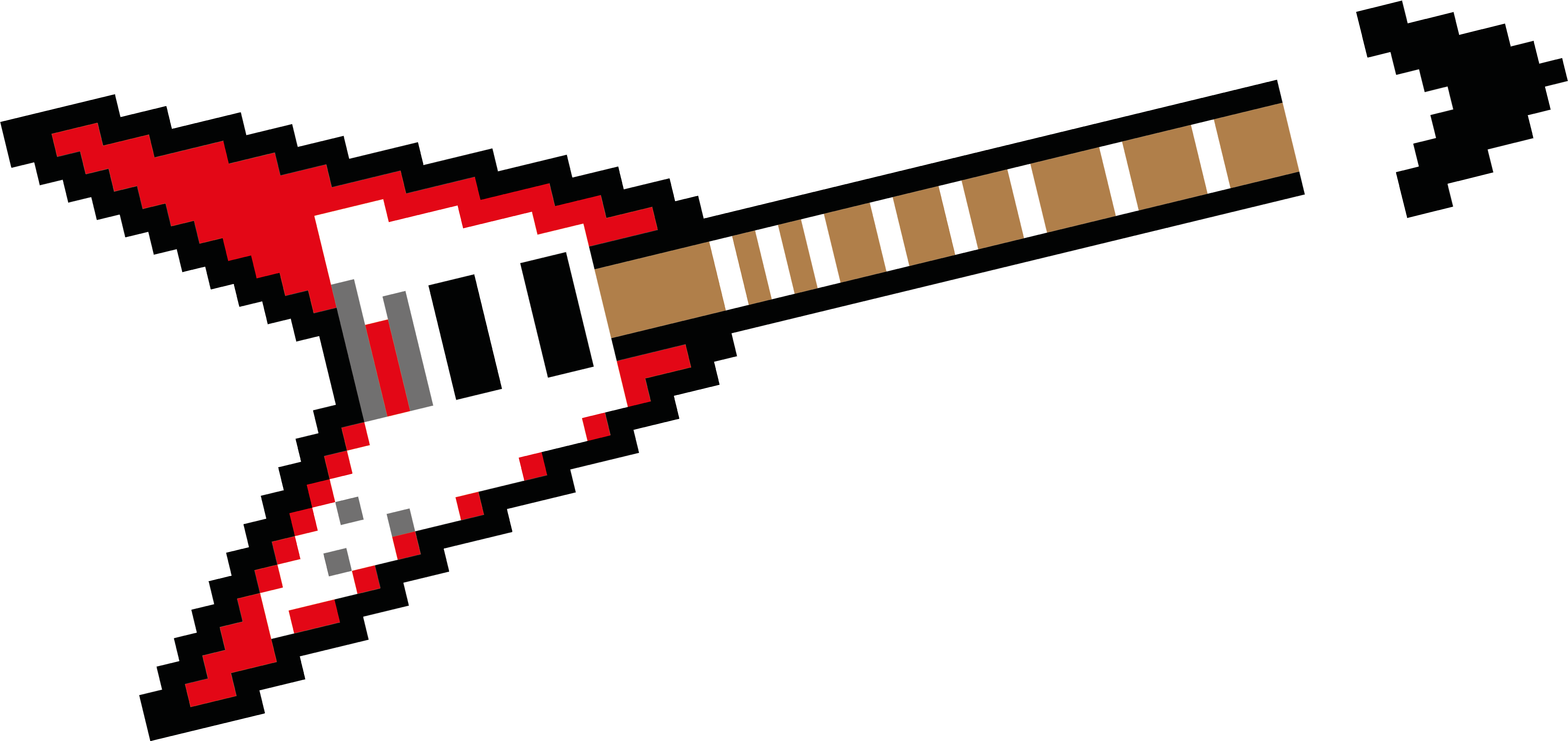 Guitar - Guitar Axe 8 Bit (4791x2803), Png Download