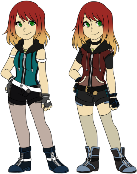 One Day I'll Stop Making Kingdom Hearts Ocs - Cartoon (500x613), Png Download