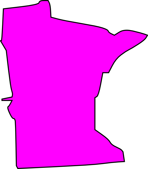 State Map At Getdrawings Com Free For - Minnesota State (522x596), Png Download