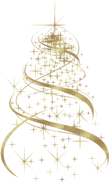 Png Download Transparent Golden Tree Decoration Png - Transparent Christmas Decorations Png (441x600), Png Download