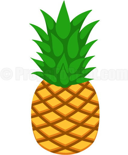 Pineapple Clipart Printable - Watermelon Photo Booth Props (458x593), Png Download