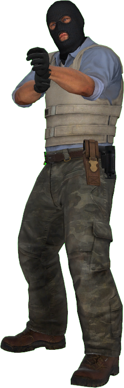File History - Csgo Terrorist Character Png (254x792), Png Download
