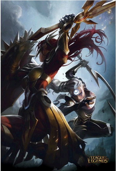 Riot Games Merch - Leona Vs Diana (570x570), Png Download