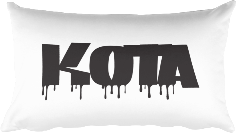 Paint Drip Rectangular Pillow - Kota Enterprises Llc (1000x1000), Png Download