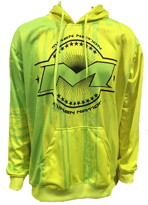 Miken Nation Paint Drip Hoodie - Hoodie (700x700), Png Download