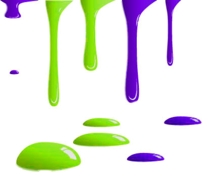 Cadou 4ooo Vizitatori Paint Drip Png - Green Paint Drip Transparent (400x341), Png Download