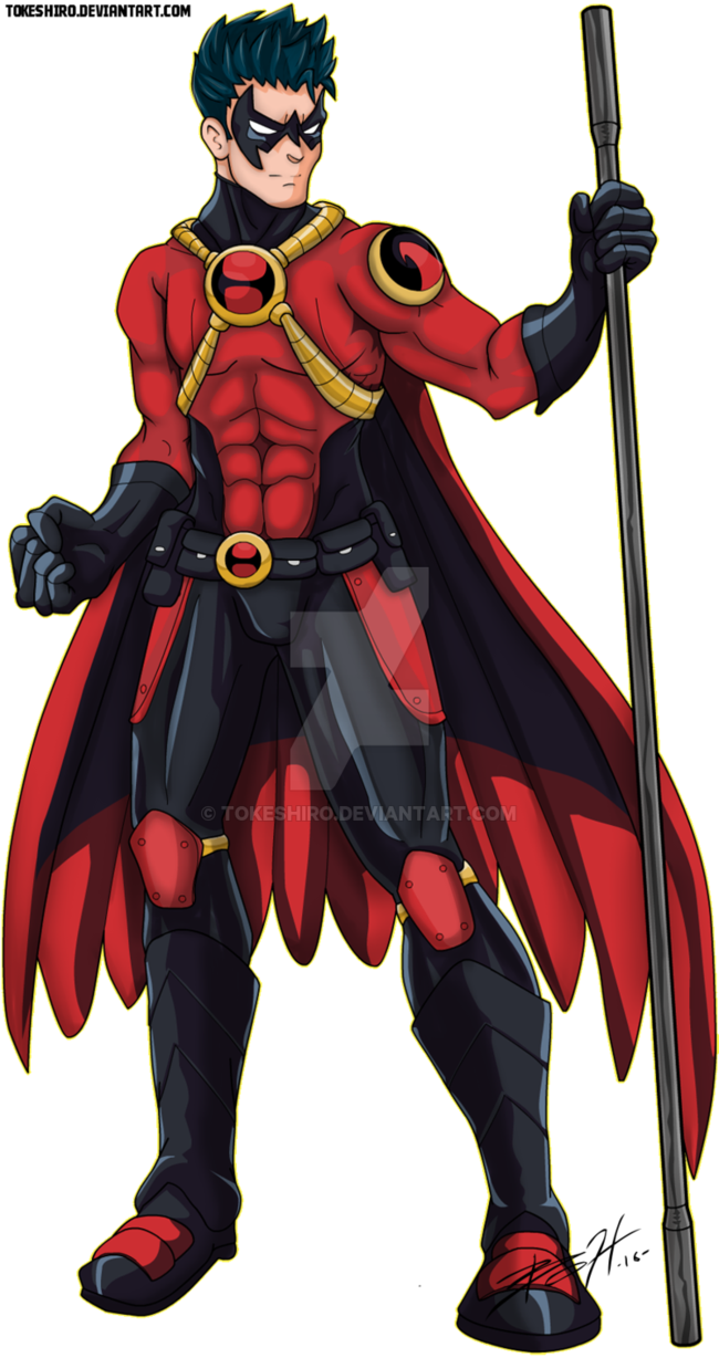 Png Transparent Download By Tokeshiro Tim Pinterest - Tim Drake Dc Red Robin Png (650x1228), Png Download
