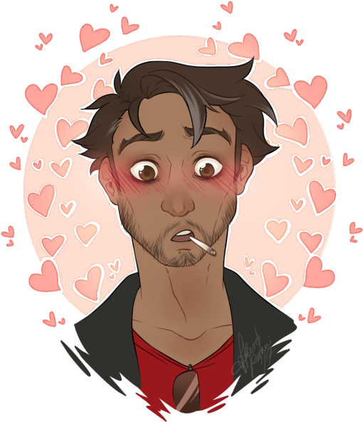 Dream Daddy You Sayyyy~ Would Our "top Trio" Be Ok - Cartoon (540x628), Png Download
