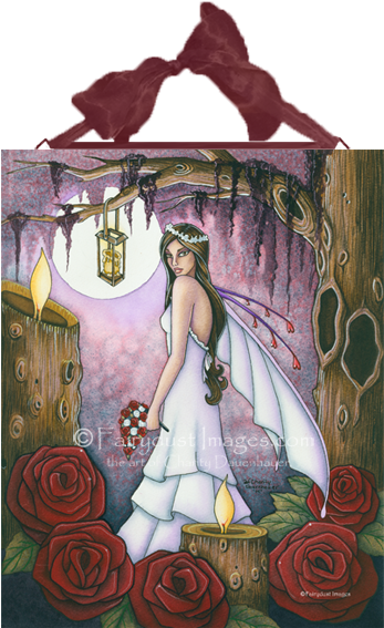 Bride Of Red Roses - Illustration (400x576), Png Download