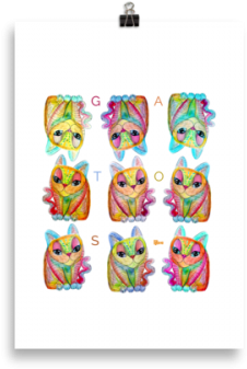 Gatos - - Illustration (500x500), Png Download