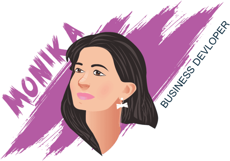 Monika Sarvani - Girl (768x550), Png Download