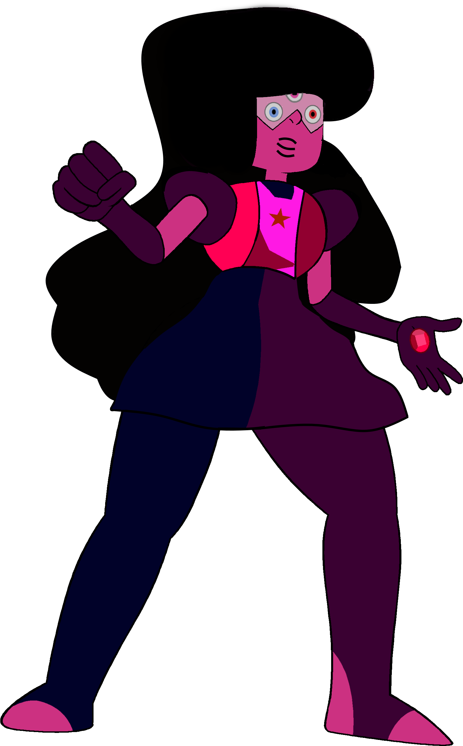 Garnet Current Deko Lul - Steven Universe (1885x2714), Png Download
