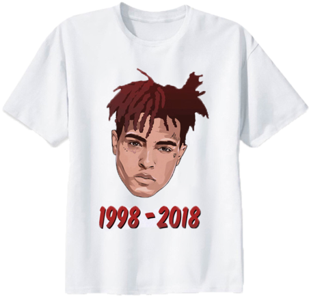 "1998 2018" - T Shirt - " - Xxxtentacion T Shirt (480x480), Png Download