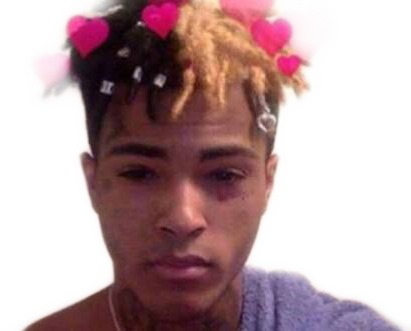 Xxxtentacion Pictures With Hearts (411x331), Png Download