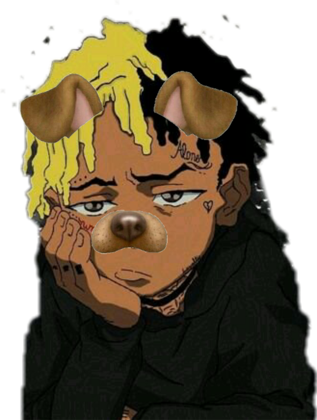 Banner Freeuse Boombox Clipart Cute - Drawings Of Xxxtentacio (1024x1357), Png Download