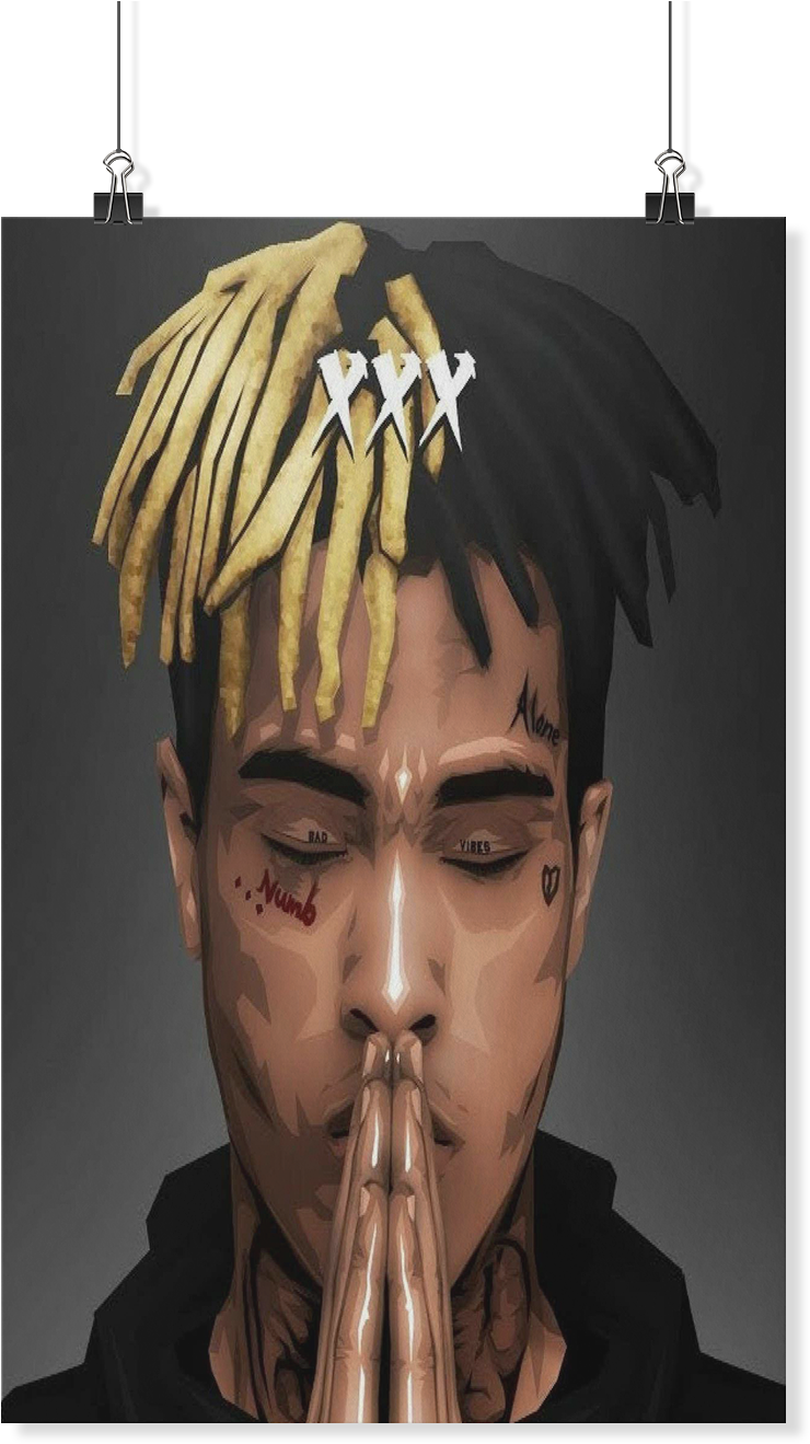 Xxxtentacion Poster - Trendz Universal - Rip Xxxtentancion (2000x2000), Png Download