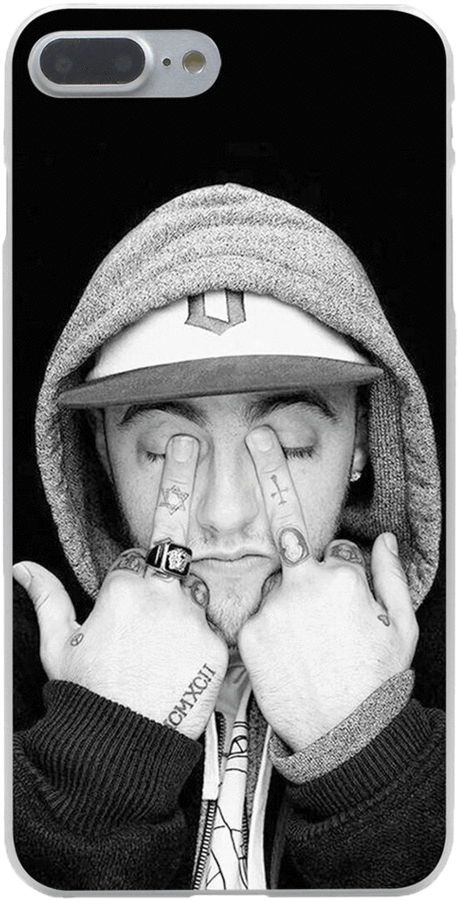Middle Fingers Up Iphone Case - Mac Miller Fondos De Pantalla (1024x1024), Png Download