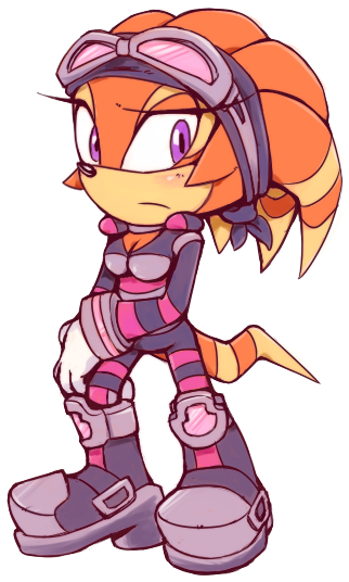 Shade The Echidna By Cylent-nite On Deviantart - Shade The Echidna Sonic Boom (350x575), Png Download