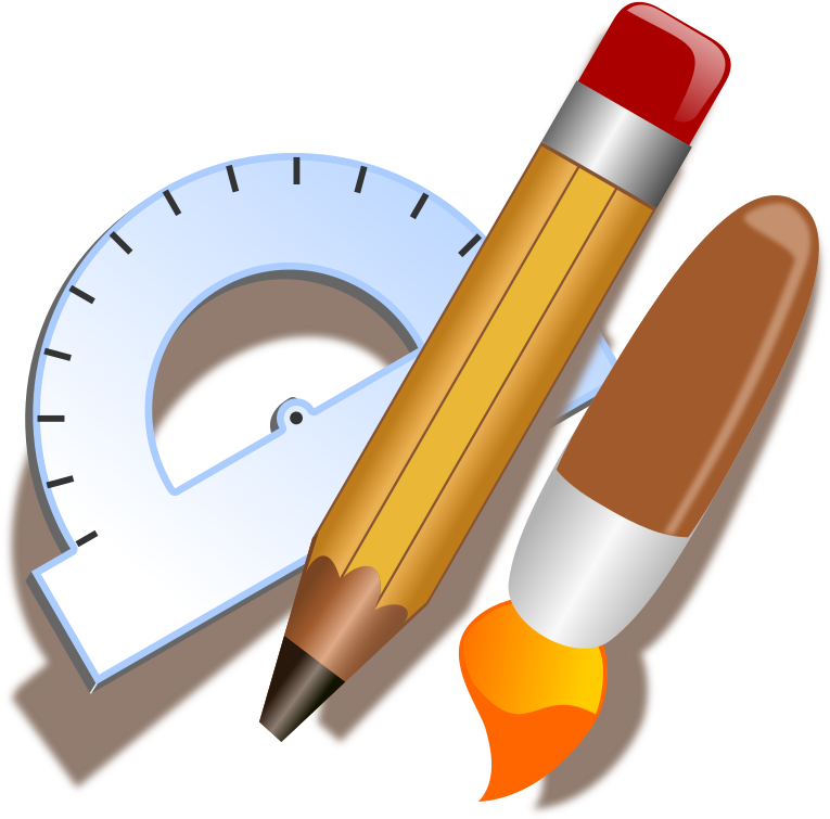 Tools Clipart - Drawing Tools Clipart (785x785), Png Download