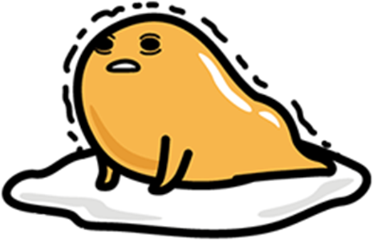ぐでたま Sanrio Character Egg - Gudetama Png (600x600), Png Download