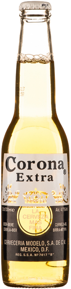 Corona Extra Lager Beer - Corona Extra Lager - 24 X 330ml 24 X 330ml (1000x1000), Png Download