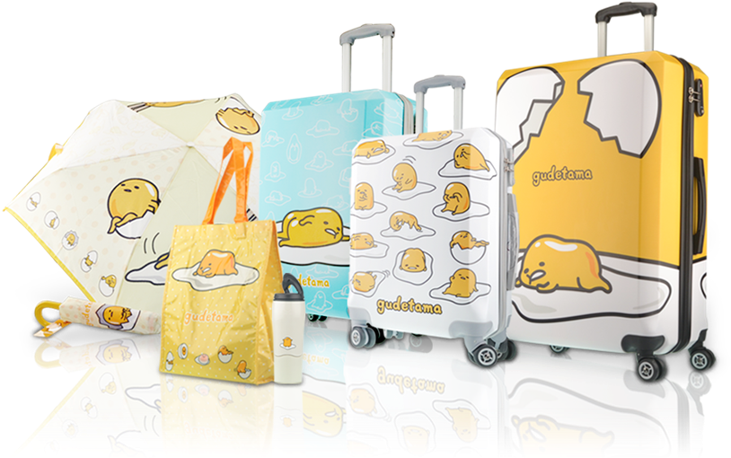 Gudetama Luggage - Product (848x636), Png Download