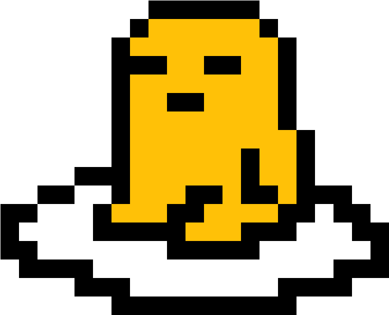 Gudetama Pixel Art - Pixel Art Gudetama (1184x1184), Png Download