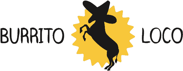Burrito Loco Mexican Fast Food - Burrito Loco Prague Logo (654x264), Png Download
