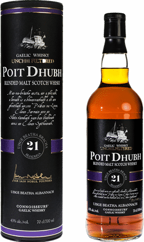 Poit Dhubh Old Blended Malt Whisky (281x473), Png Download