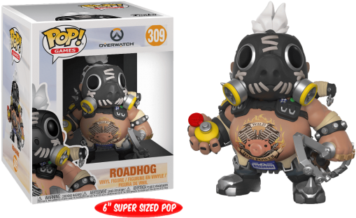 Vinyl Roadhog - Overwatch Funko Pop Roadhog (550x550), Png Download