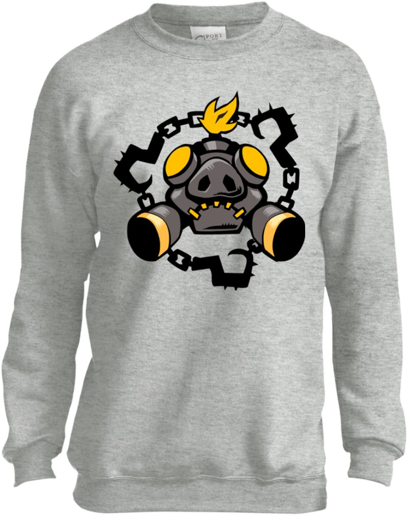 Overwatch Roadhog Chains Spray Youth Teeever - Overwatch Roadhog Chains Spray Tee Shirt Pullover Hoodie (1024x1024), Png Download