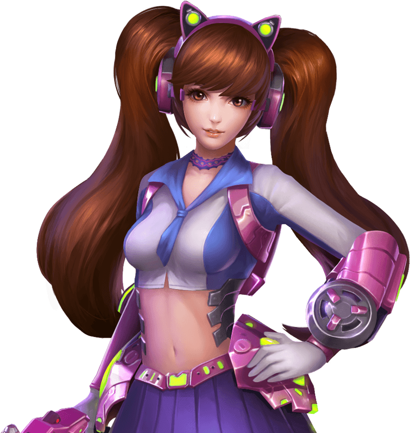 Chinese D - Va - D Va & Hanzo (1920x915), Png Download