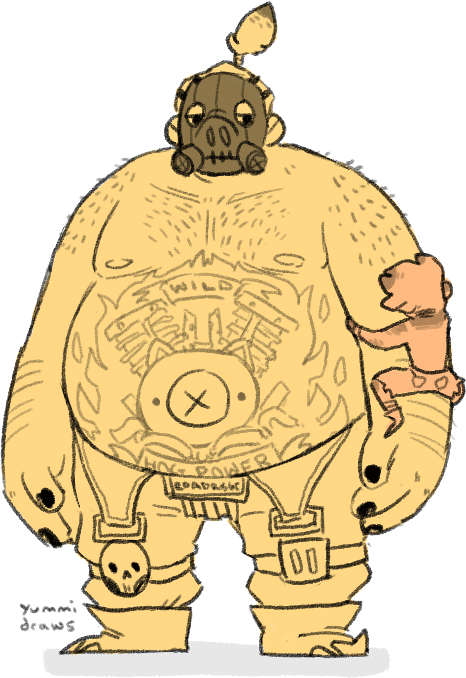 Junkrat And Roadhog Gifs (1075x1528), Png Download