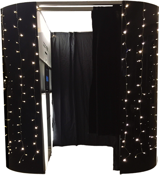 Black Fairy Light Booth - Light (657x651), Png Download