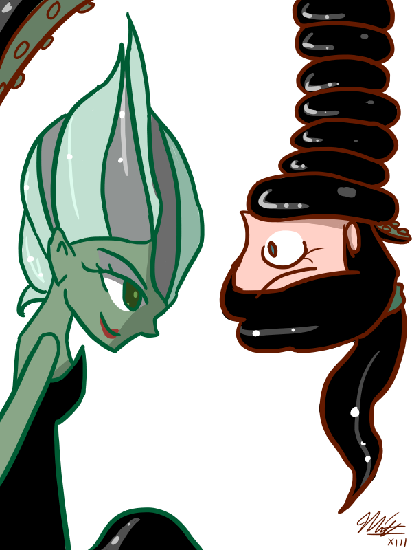 Octopus And Mermaid - Chel Tentacles (600x800), Png Download