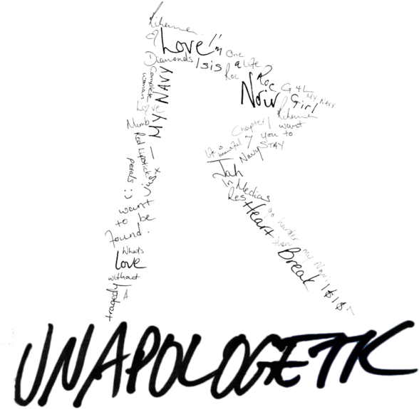 Rihanna Unapologetic Logo - Rihanna Logo Png (613x600), Png Download