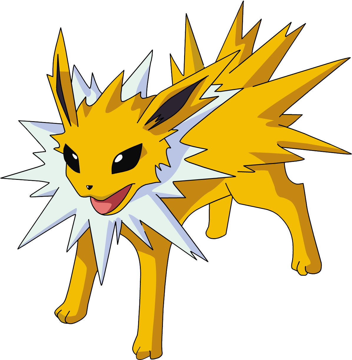 Pokemon Images, Cartoon Images, Youtube Thumbnail, - Jolteon (1363x1391), Png Download